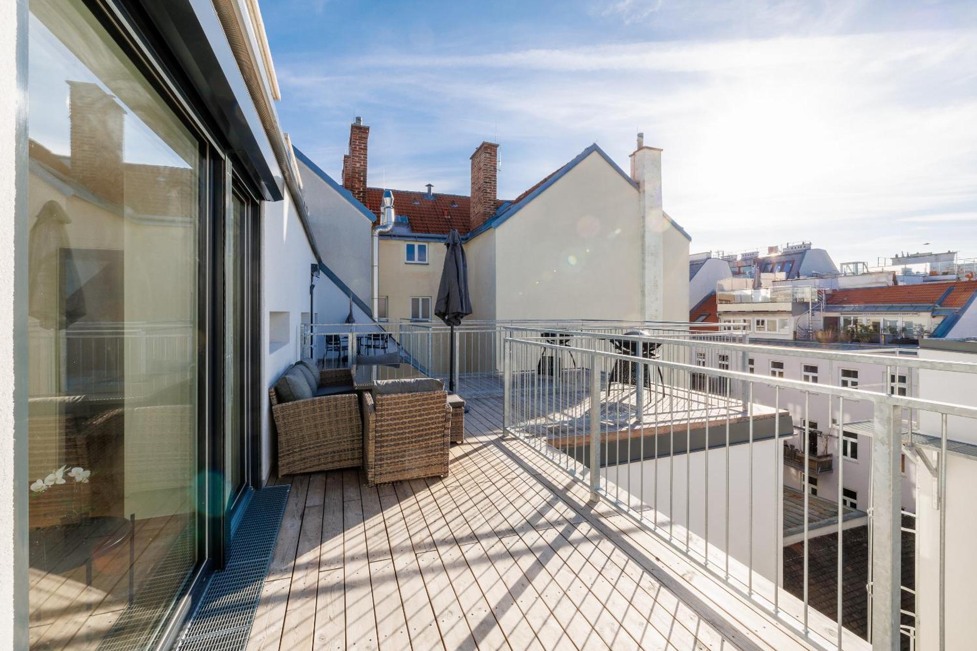 Symphony 41 - Modern Loft With Terrace And Grill In Location * Viena